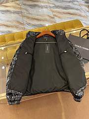 Dolce & Gabbana Shiny Puffer Down Jacket Black - 3