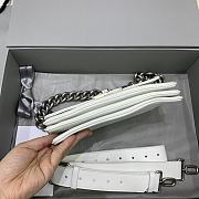 Balenciaga BB Shouder White Bag - 23.5x14cm - 5