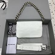 Balenciaga BB Shouder White Bag - 23.5x14cm - 3