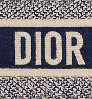 Dior Square Pillow Blue Toile de Jouy - 49x49cm - 3