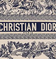 Dior Square Pillow Blue Toile de Jouy - 49x49cm - 4