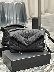 YSL Puffer Toy Bag in Quilted Lambskin - 34×27×12cm - 1