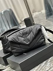 YSL Puffer Toy Bag in Quilted Lambskin - 34×27×12cm - 2