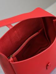 	 YSL Le 5 A 7 Red Bag - 23×22×8.5cm - 6