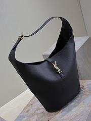 YSL Le 5 A & Hobo Bag Black Leather - 35*11*30CM - 4