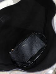 YSL Le 5 A & Hobo Bag Black Leather - 35*11*30CM - 5