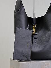 YSL Le 5 A & Hobo Bag Black Leather - 35*11*30CM - 2