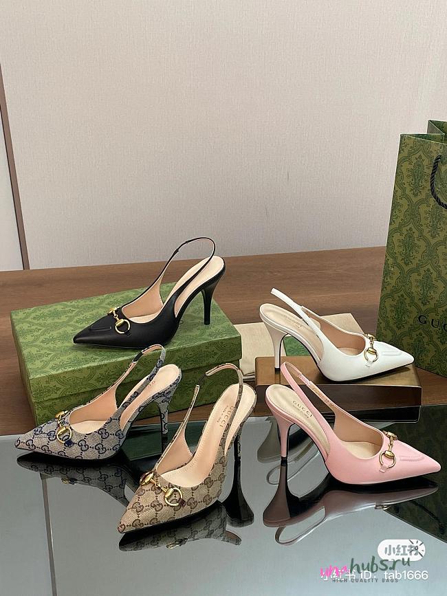 Gucci Horsebit Slingback Pump - 1