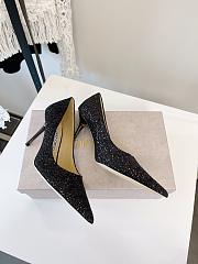 Jimmy Choo Coarse Glitter Pointy Toe Romy Pump - 3