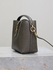 YSL LE 37 mini in shiny lizard - 15 x 13 x 6 cm  - 2