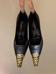 	 YSL Jeanne 110 leather singback pumps 10.5cm - 1