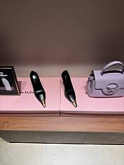 	 YSL Jeanne 110 leather singback pumps 10.5cm - 4