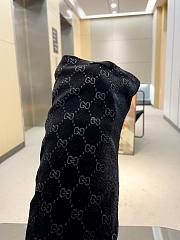 	 Gucci Velvet over the knee boots black - 4