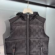 Gucci Jumbo GG canvas down vest - 4