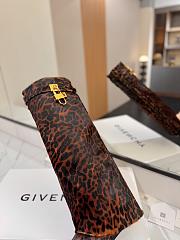 Givenchy Shark Lock boots in leopard print haircalf - 4