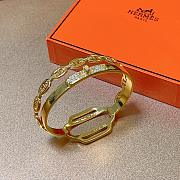 Hermes Double Tour Collier De Chien Diamond Bracelet - 4