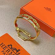 Hermes Double Tour Collier De Chien Diamond Bracelet - 3