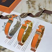 Hermes Clic H Orange bracelet - 1