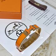 Hermes Clic H Orange bracelet - 6