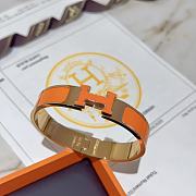 Hermes Clic H Orange bracelet - 4