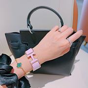 Hermes Clic Clac H pink bracelet 2cm - 2