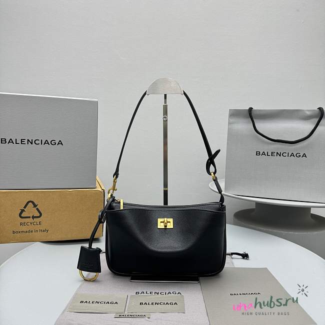 Balenciaga Rodeo Sling Pochette leather shoulder bag - 22x11.9x12.7cm - 1