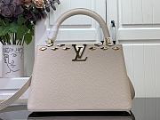 Louis Vuitton Capucines MM striking diamond-shaped 3 colors - 3