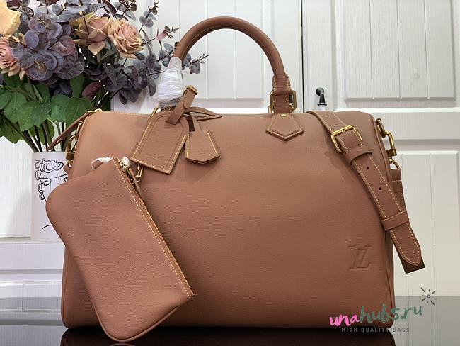Louis Vuitton SPEEDY  BANDOULIÈRE40 Brown Leather - 40 x 26 x23cm - 1