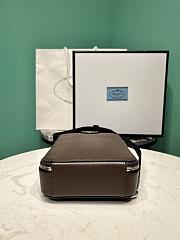 Prada Slingback Saffiano Brown Bag - 14x20x5cm - 3