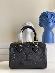 Louis Vuitton Speedy Bandouliere 20 Black Monogram Empreinte - 5