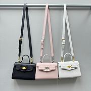 Versace Medusa Handle Smooth Leather Bag - 21x15x5.5cm  - 1