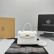 Versace Medusa Handle Smooth Leather Bag - 21x15x5.5cm  - 3