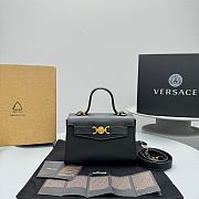Versace Medusa Handle Smooth Leather Bag - 21x15x5.5cm  - 2