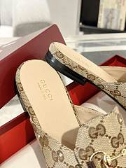 Gucci Horsebit Jordaan crystals Brown mule - 4