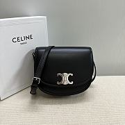 CELINE BESACE TRIOMPHE black bag - 22 X 20 X 5CM - 1