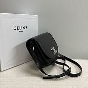 CELINE BESACE TRIOMPHE black bag - 22 X 20 X 5CM - 6
