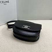 CELINE BESACE TRIOMPHE black bag - 22 X 20 X 5CM - 5