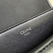 CELINE BESACE TRIOMPHE black bag - 22 X 20 X 5CM - 2