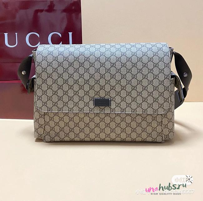 Gucci GG Supreme Diaper Bag - 44x18x14cm - 1