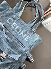 Celine Denim Tote 42x12x40cm - 5