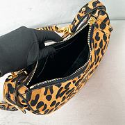 Prada Arqué Printed Leather Shoulder Bag - 22.5*18.5*6cm - 6