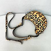 Prada Arqué Printed Leather Shoulder Bag - 22.5*18.5*6cm - 2