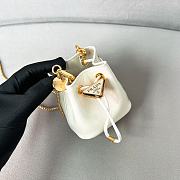 Prada Printed patent mini pouch - 9.5*9*6cm  - 4