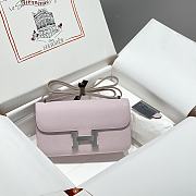 	 Hermes Constance Bag In Pink Epsom Leather - 24/12/4cm - 2