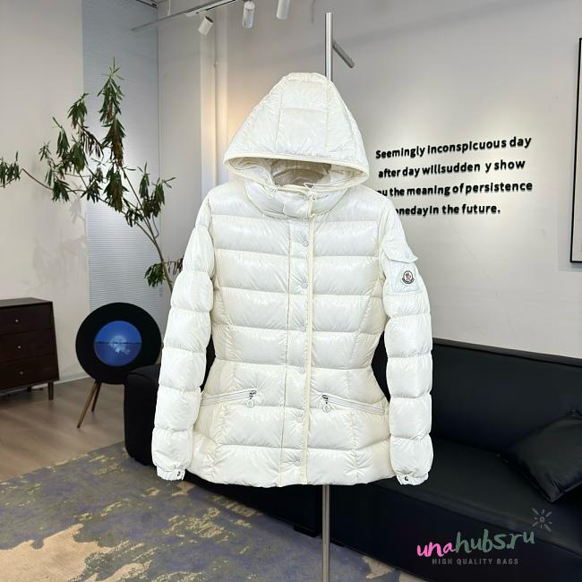 Moncler Barante Off White Coat - 1