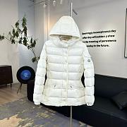 Moncler Barante Off White Coat - 1