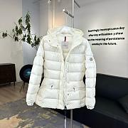 Moncler Barante Off White Coat - 3