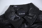 Balenciaga Leather Black Jacket - 6