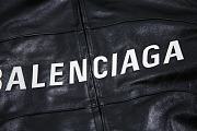 Balenciaga Leather Black Jacket - 3