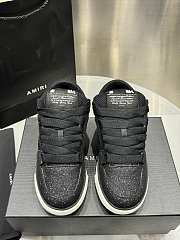 Amiri Black Glitter MA-1 Sneakers - 5